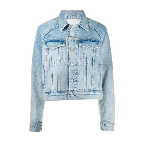 SLVRLAKE Raglan Trucker Jean Jacket Medium - Picture 1 of 11